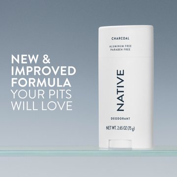 Native Deodorant - Charcoal Scent, 2.65 oz