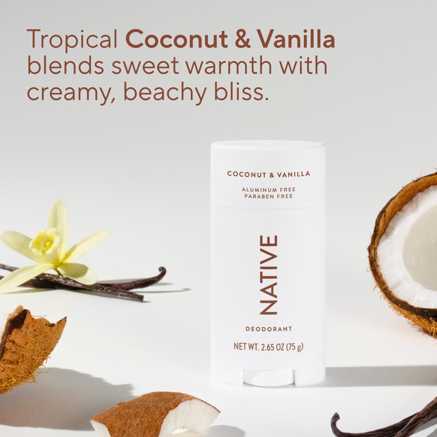 Native Deodorant - Coconut & Vanilla Scent; image 6 of 10