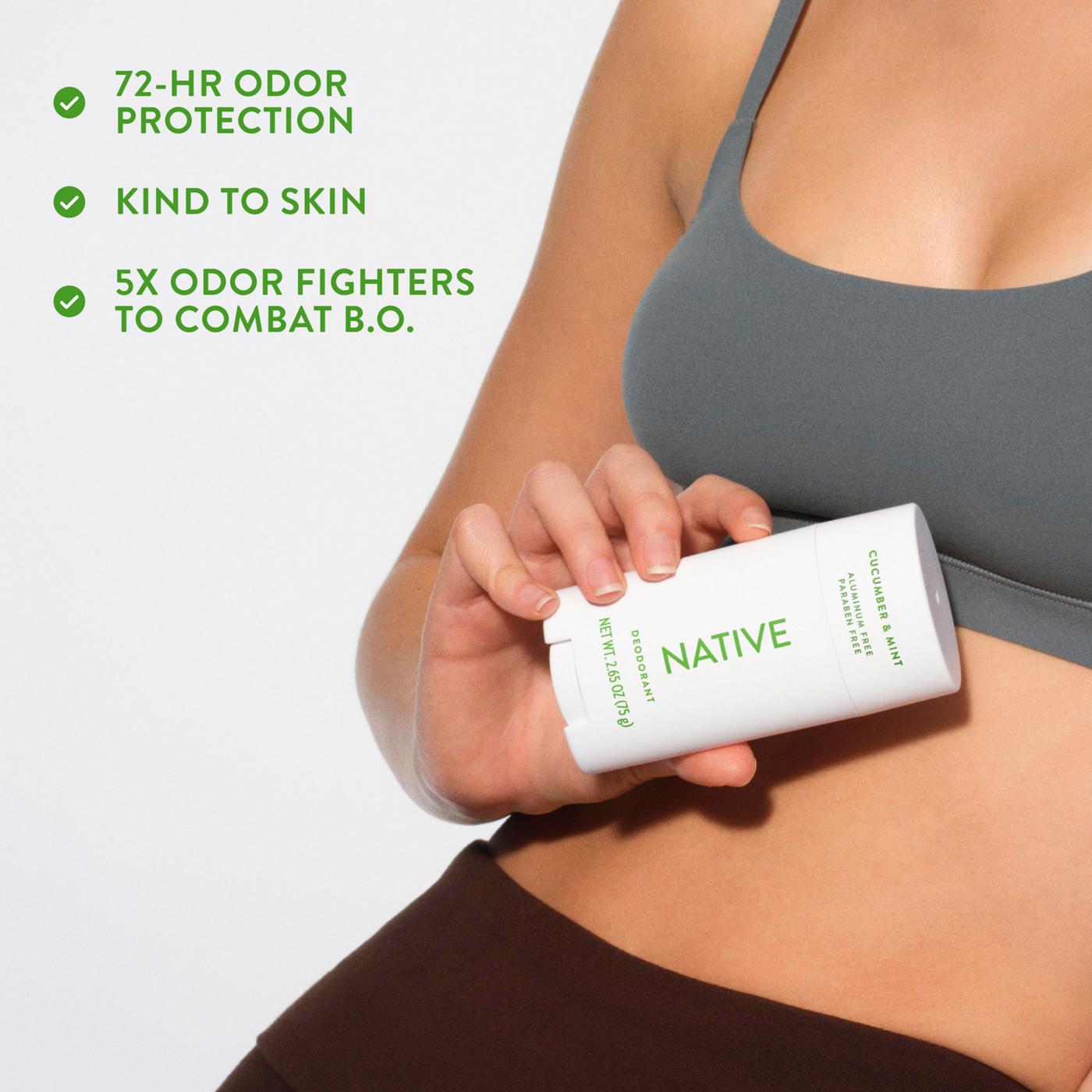 Native Deodorant - Cucumber & Mint Scent; image 7 of 10