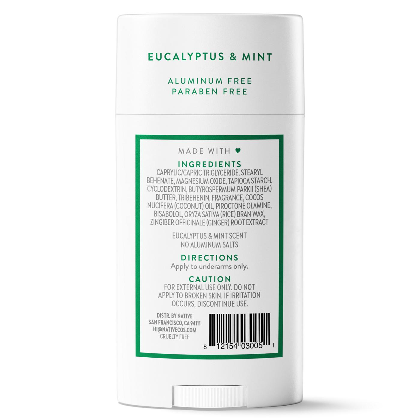 Native Deodorant - Eucalyptus & Mint Scent; image 2 of 9