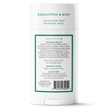 Native Deodorant - Eucalyptus & Mint Scent, 2.65 oz