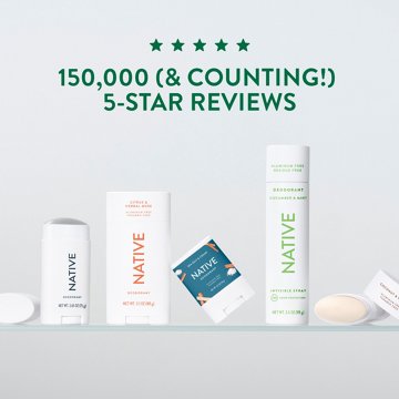 Native Deodorant - Eucalyptus & Mint Scent, 2.65 oz
