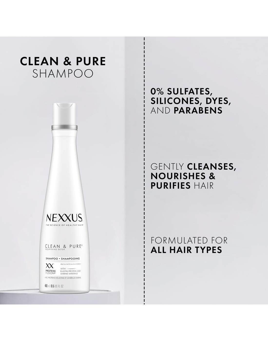 Nexxus Clean & Pure Shampoo; image 3 of 7