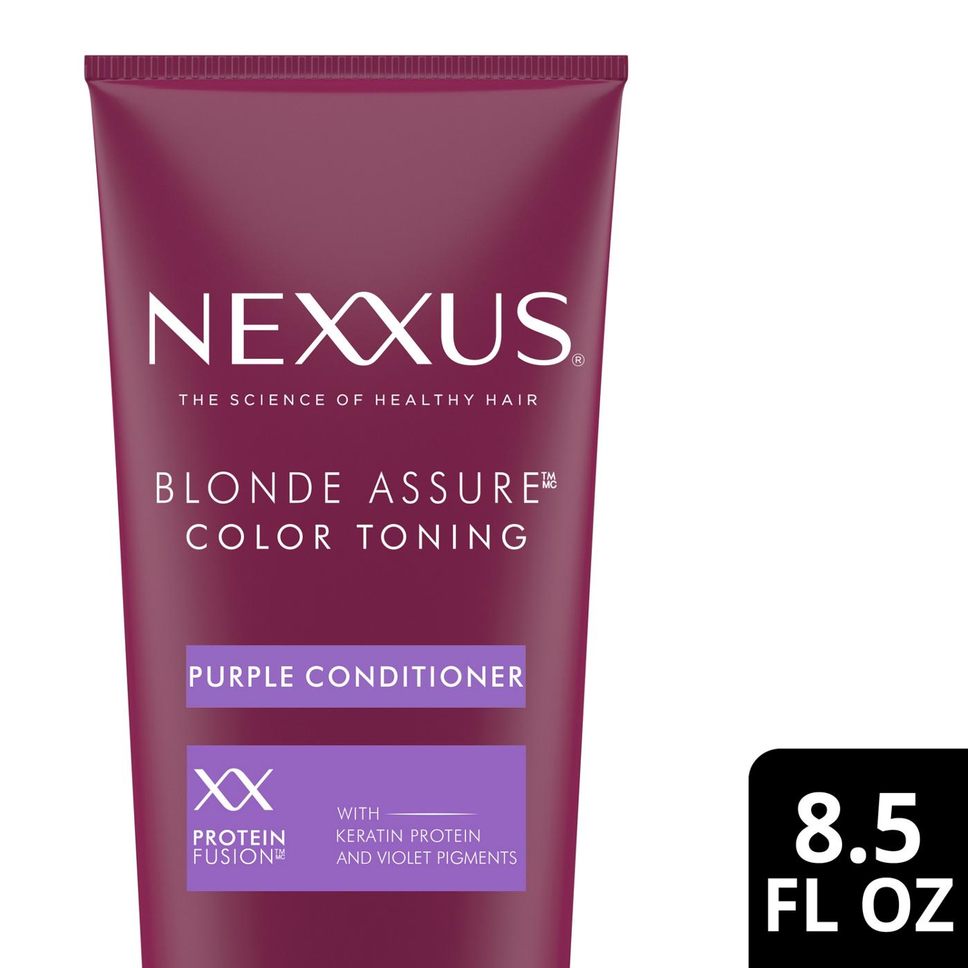 Nexxus Blonde Assure Purple Conditioner with Keratin; image 3 of 5