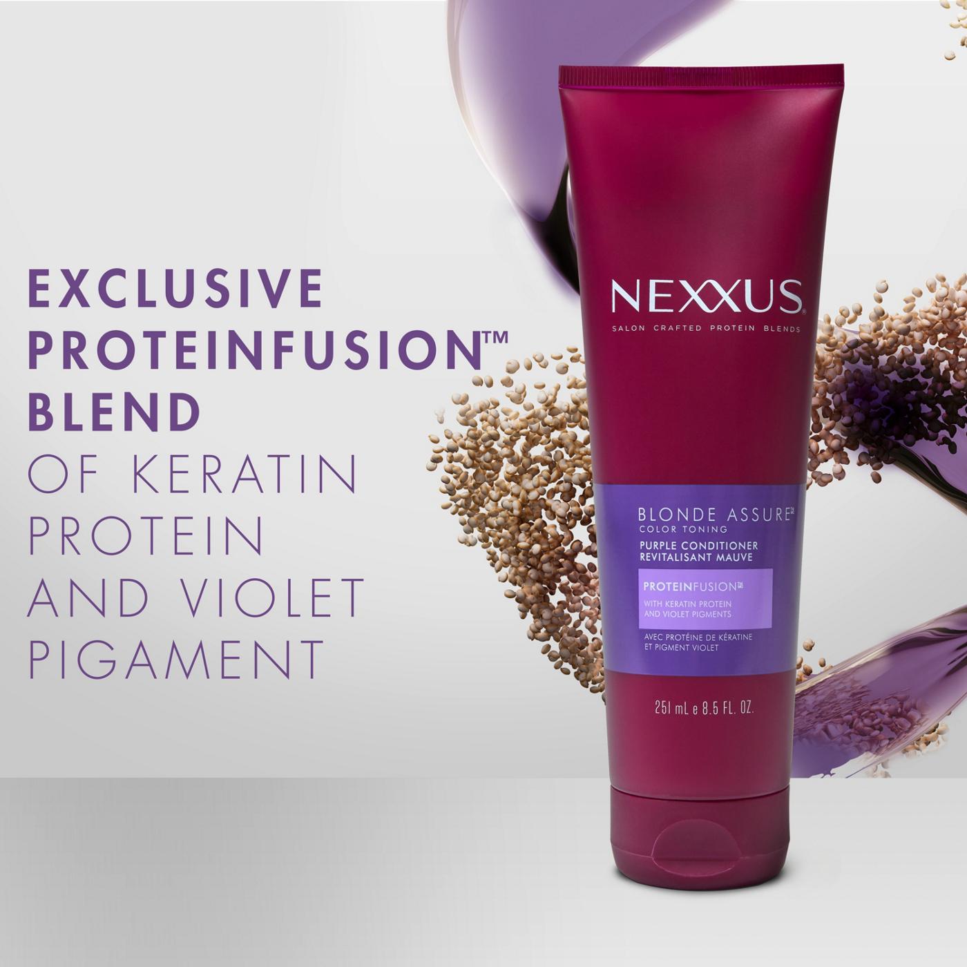 Nexxus Blonde Assure Purple Conditioner with Keratin; image 4 of 5