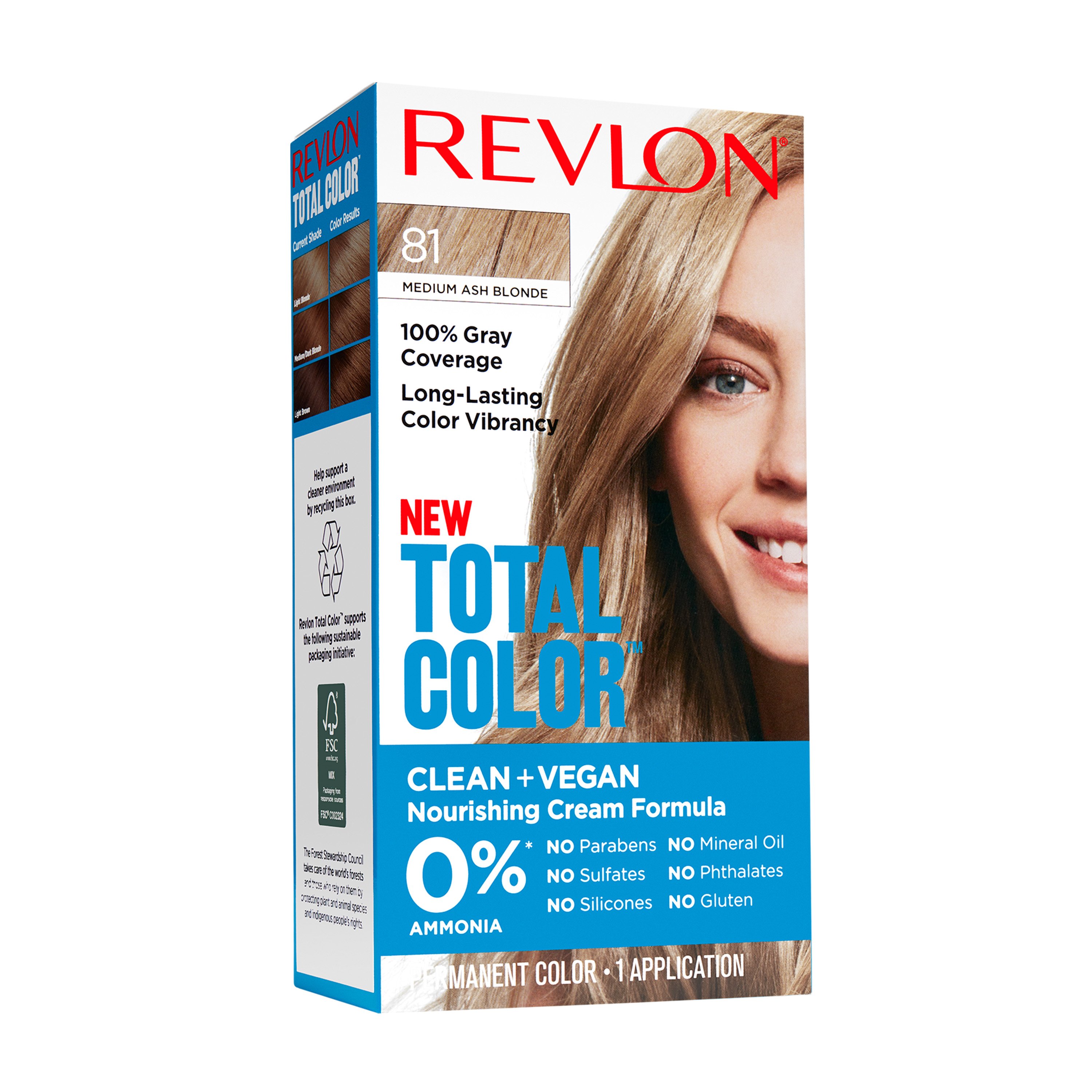 Revlon Total Color Hair Color Medium Ash Blonde - Shop ...