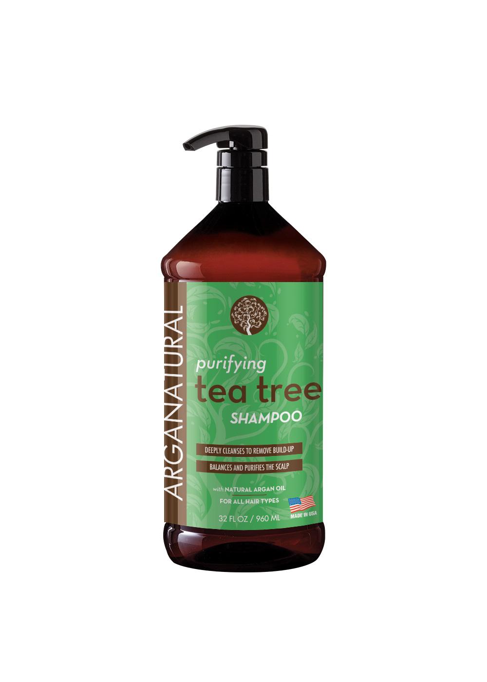 Arganatural Scalp Health Tea Tree Shampoo; image 1 of 2