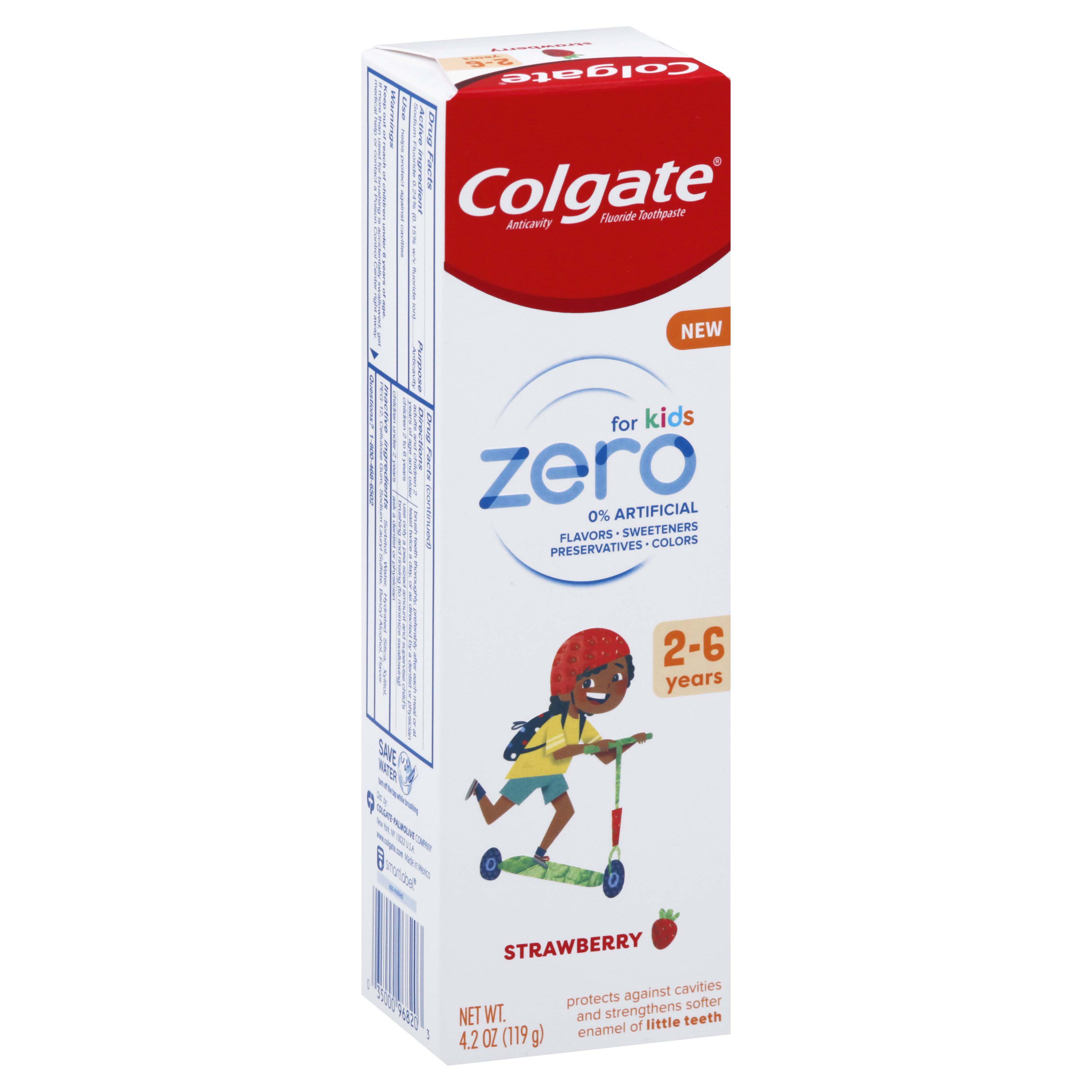Colgate for Kids Zero Toothpaste Strawberry Shop Toothpaste at HEB
