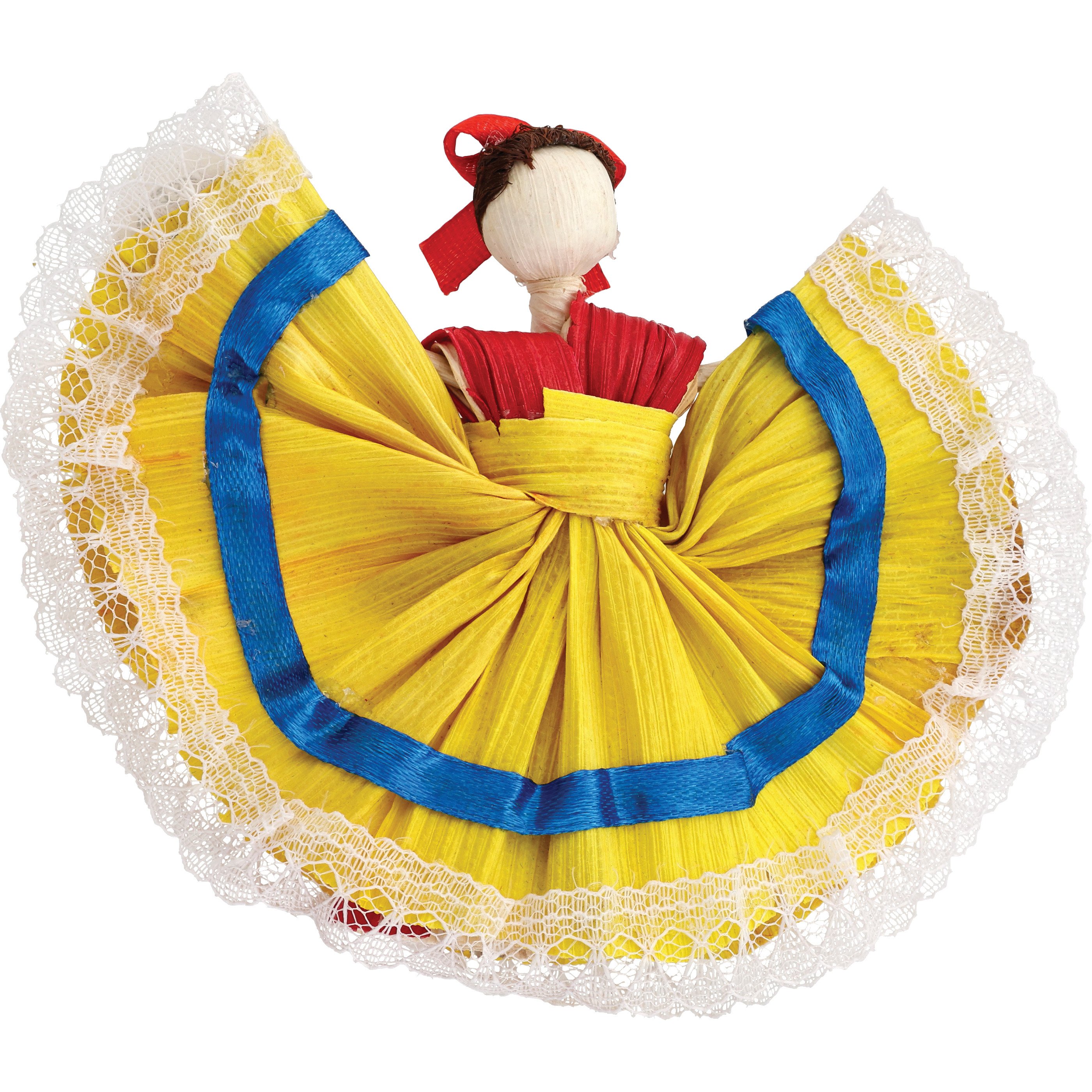 El Fandango Trading Decorative Fiesta Cornhusk Folklorico Dancer - Shop ...