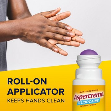 Aspercreme Lidocaine Roll-On, Lavender, 2.5 oz