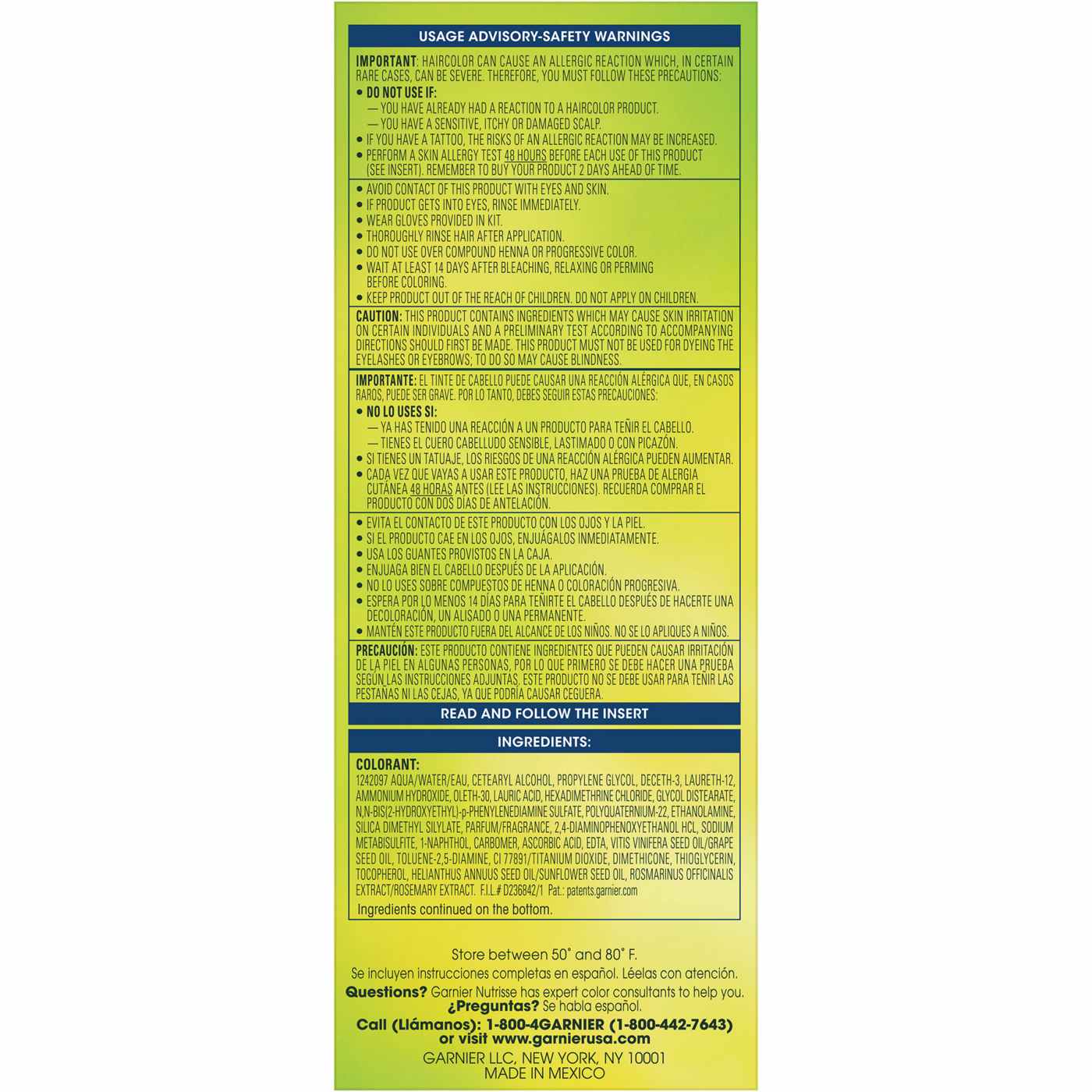 Garnier Nutrisse Ultra Color Nourishing Bold Permanent Hair Color Creme Blue Curaçao IN2; image 6 of 7