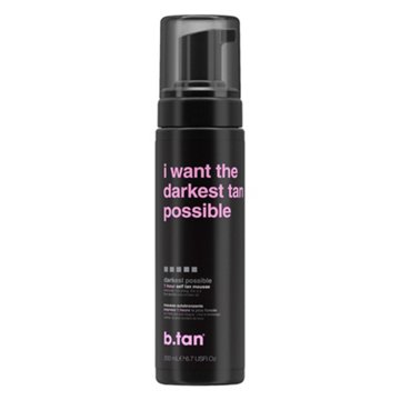 b.tan I Want The Darkest Tan Possible 1 Hour Self Tan Mousse, 6.7 oz