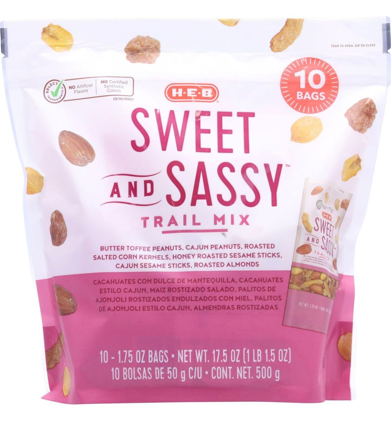 H-E-B Sweet & Sassy Trail Mix Multipack; image 1 of 4
