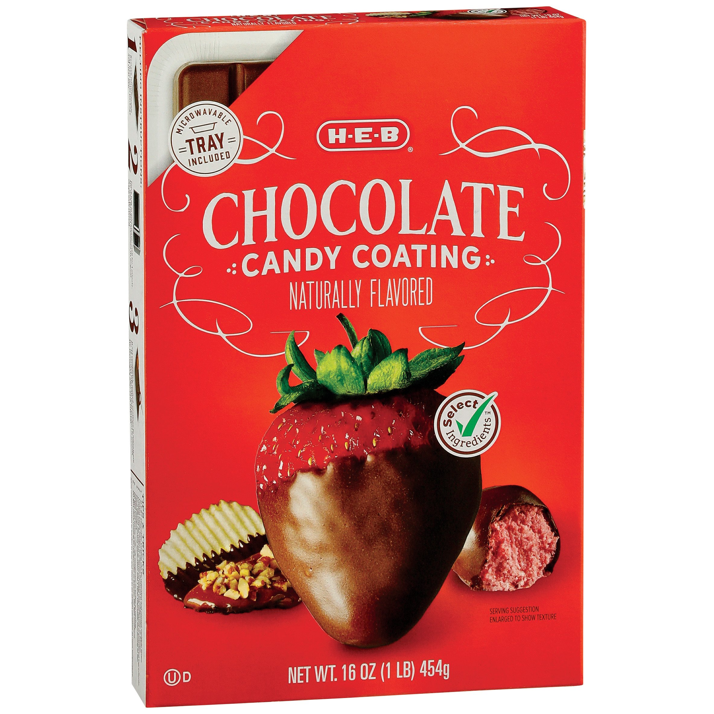Candiquick Chocolate Vanilla Flavored Melt & Make Microwaveable Tray 16 Oz