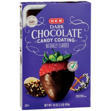 H-E-B Dark Chocolate Candy Coating, 16 oz