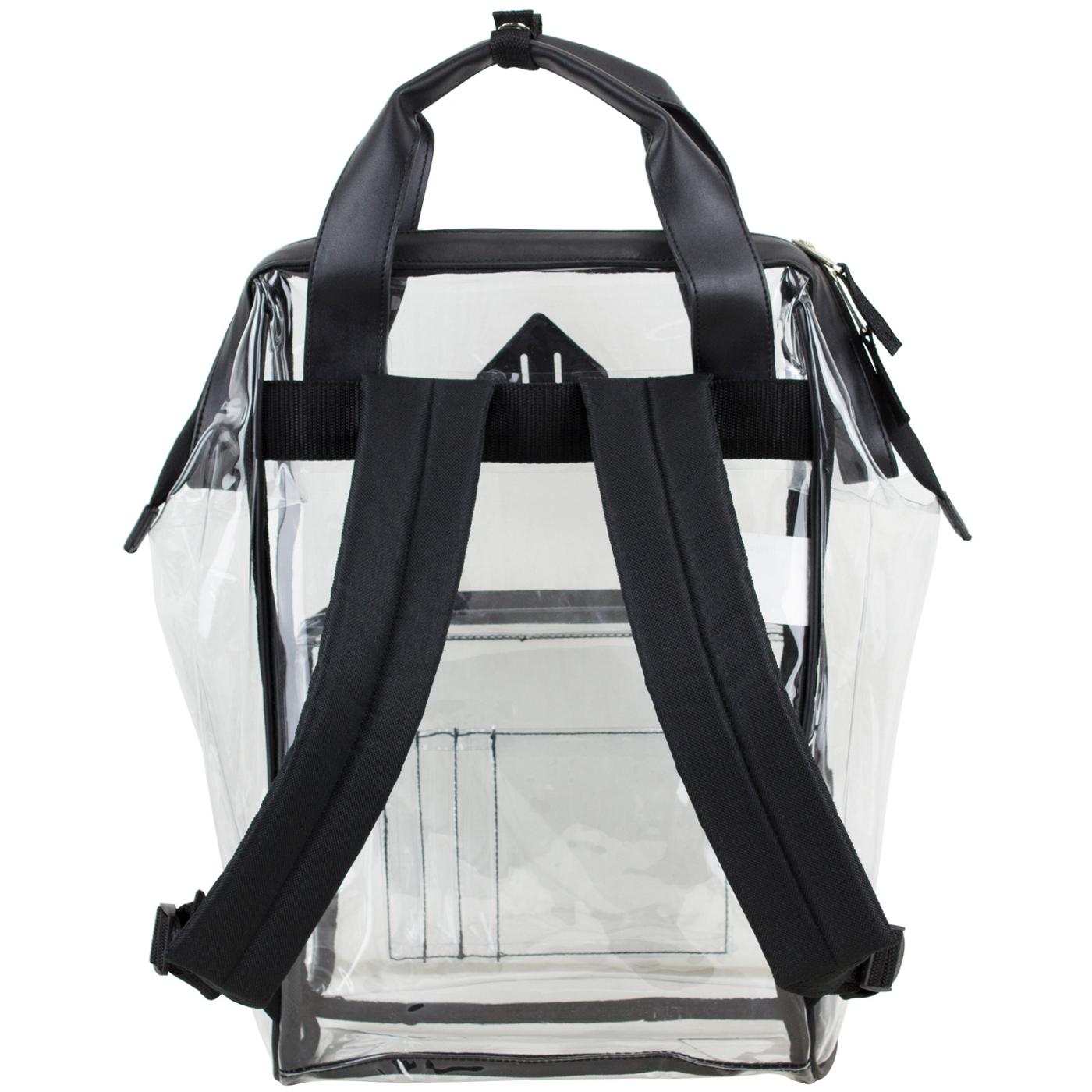 Eastsport Clear PVC Backpack with Black Trim Shop Backpacks at HEB