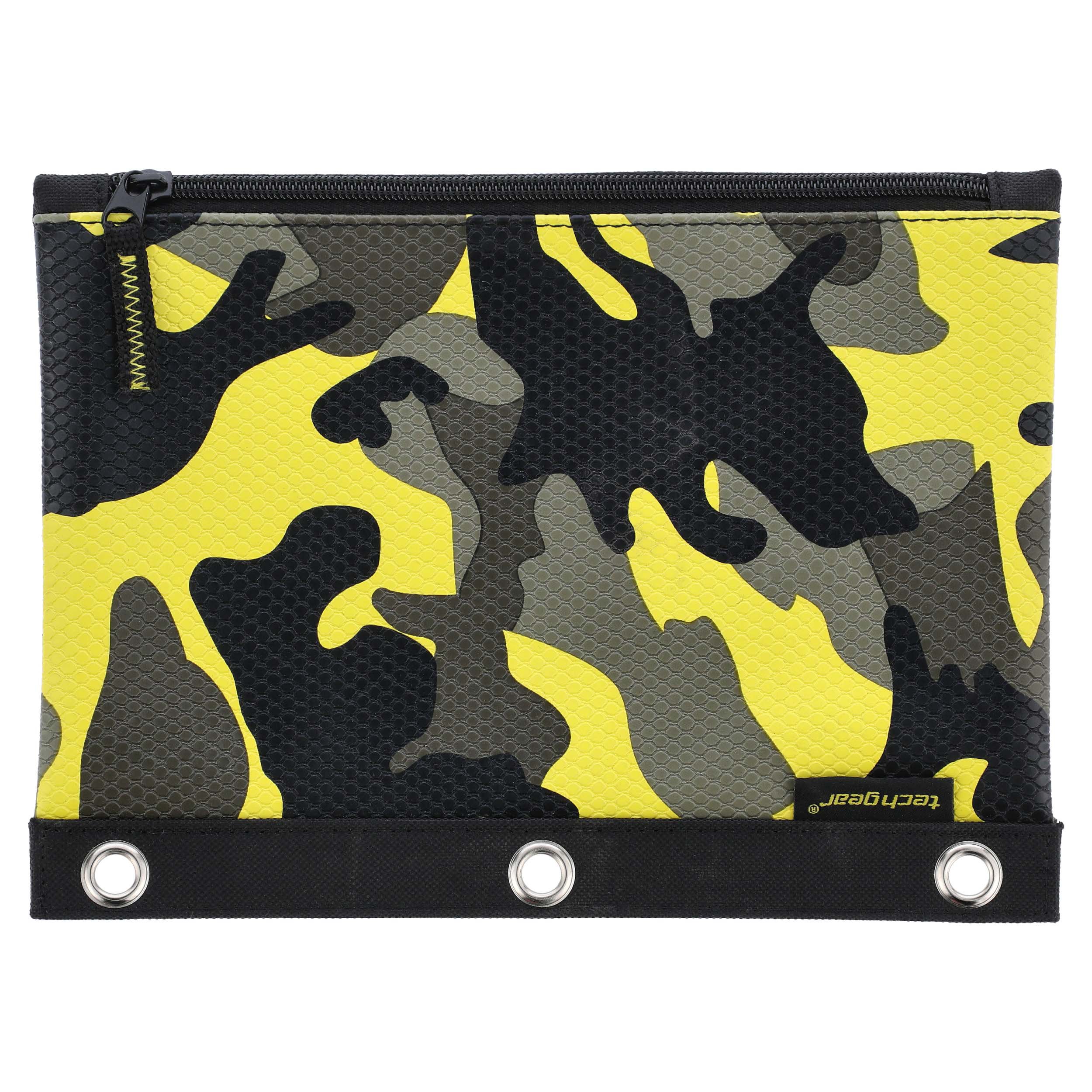 Tech Gear Camo Gird 3Ring Pencil Pouch Shop Pencil Cases at HEB
