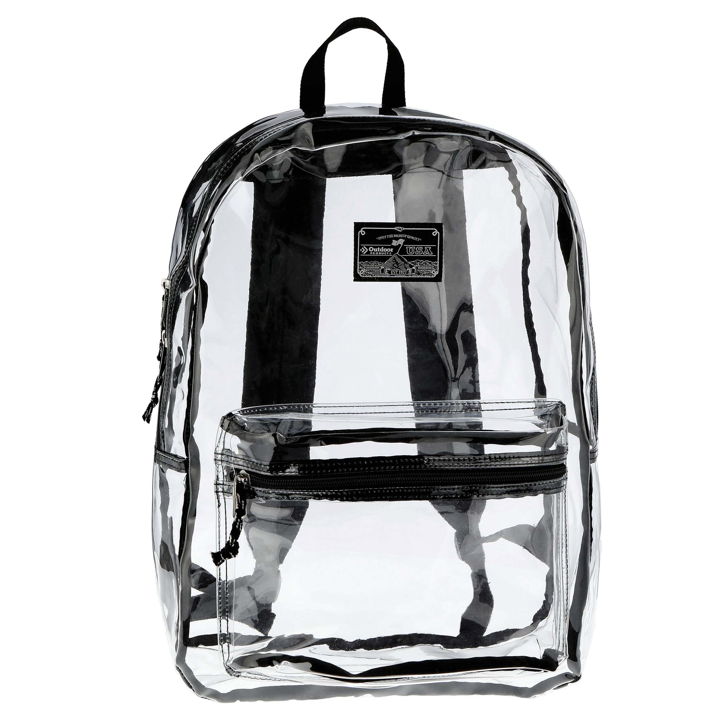 Pink Victoria Secret Clear Backpack