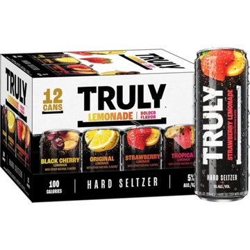 Truly Hard Seltzer Lemonade Variety 12 pk Cans, 12 oz