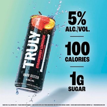 Truly Hard Seltzer Lemonade Variety 12 pk Cans, 12 oz