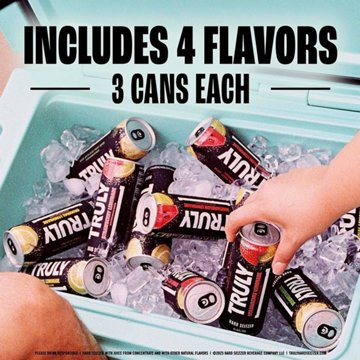 Truly Hard Seltzer Lemonade Variety 12 pk Cans, 12 oz