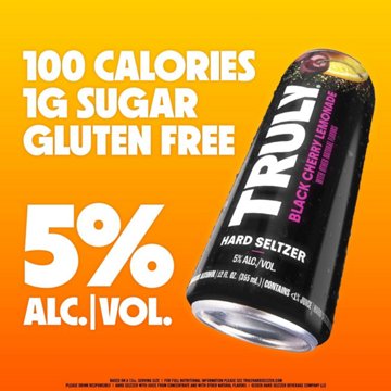 Truly Hard Seltzer Lemonade Variety 12 pk Cans, 12 oz