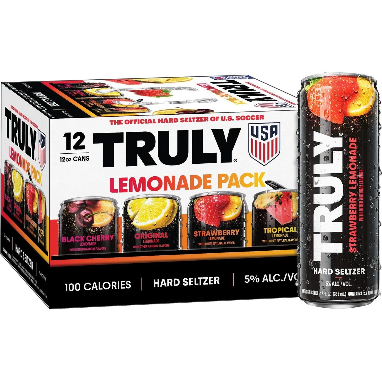 Truly Hard Seltzer Lemonade Seltzer Variety Pack 12 Oz Cans Shop Malt
