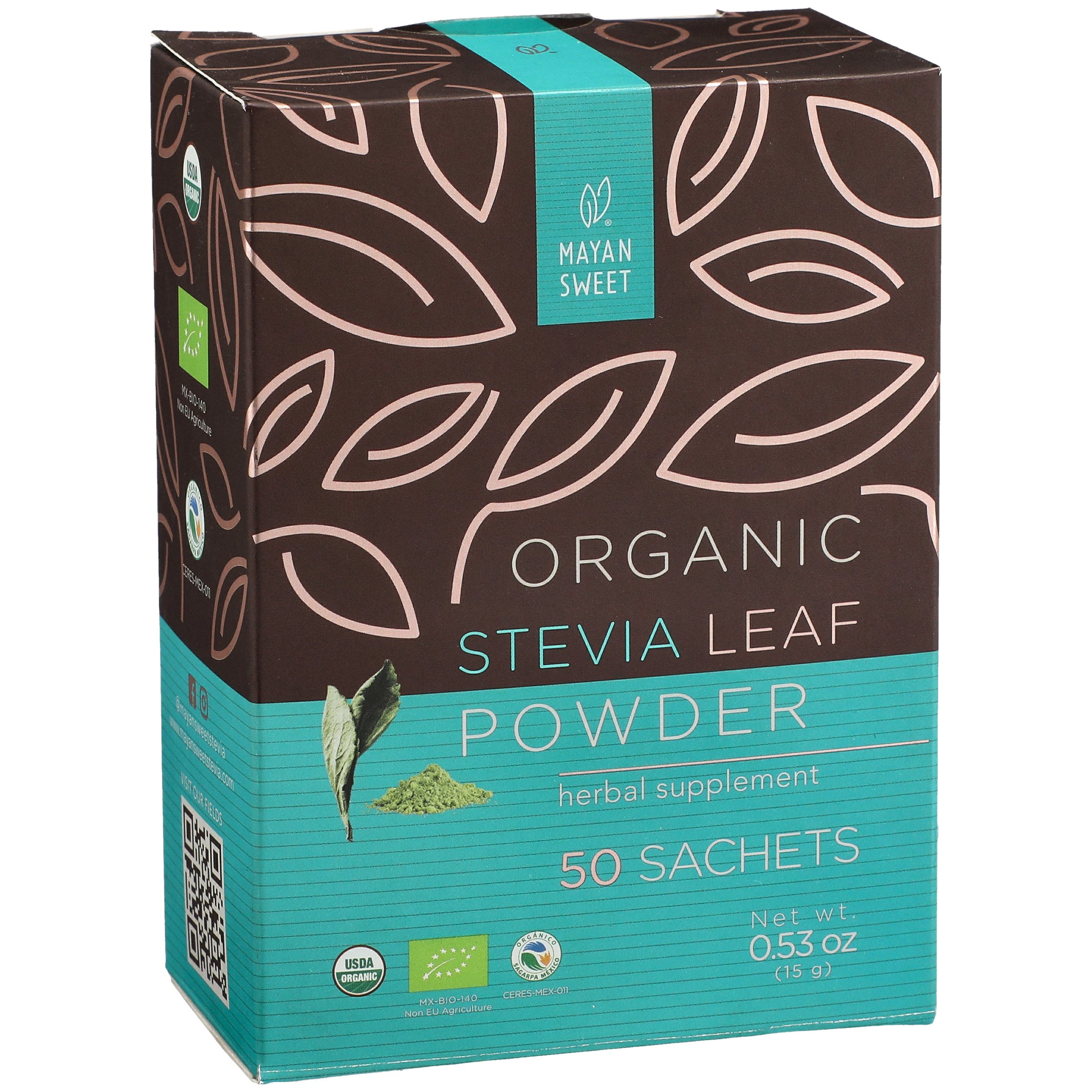 Mayan Sweet Organic Stevia Leaf Powder Packets Shop Sugar Substitutes