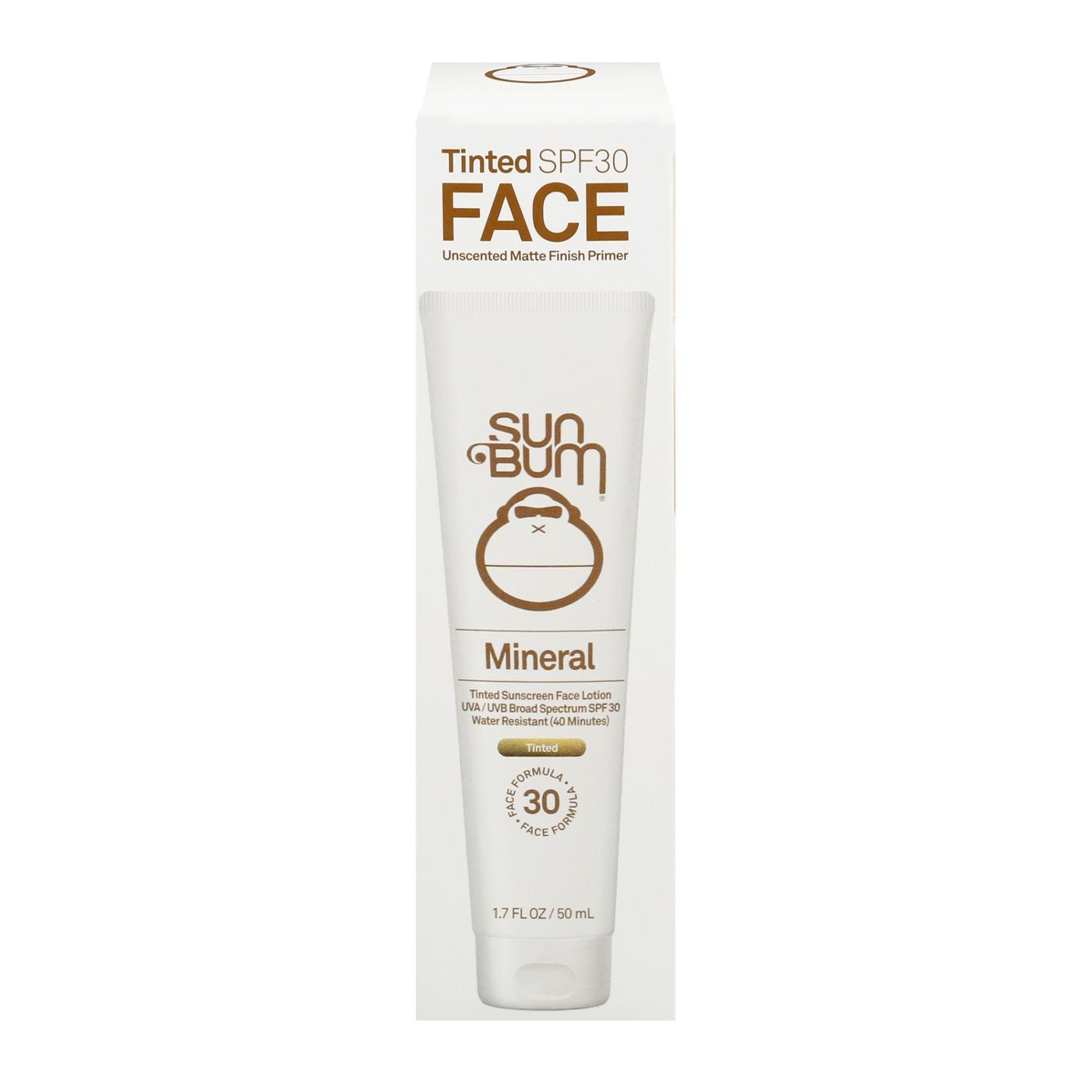 Sun Bum Mineral Tinted Sunscreen Face Lotion SPF 30 Shop Sunscreen