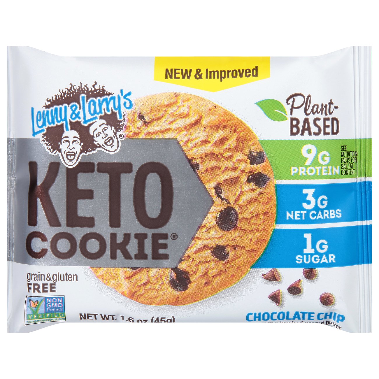 Lenny & Larry's 9g Protein Keto Cookie Chocolate Chip Shop Cookies