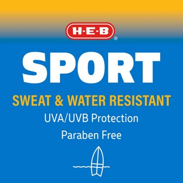 H-E-B Sport Broad Spectrum Sunscreen Spray – SPF 50, 9.1 oz