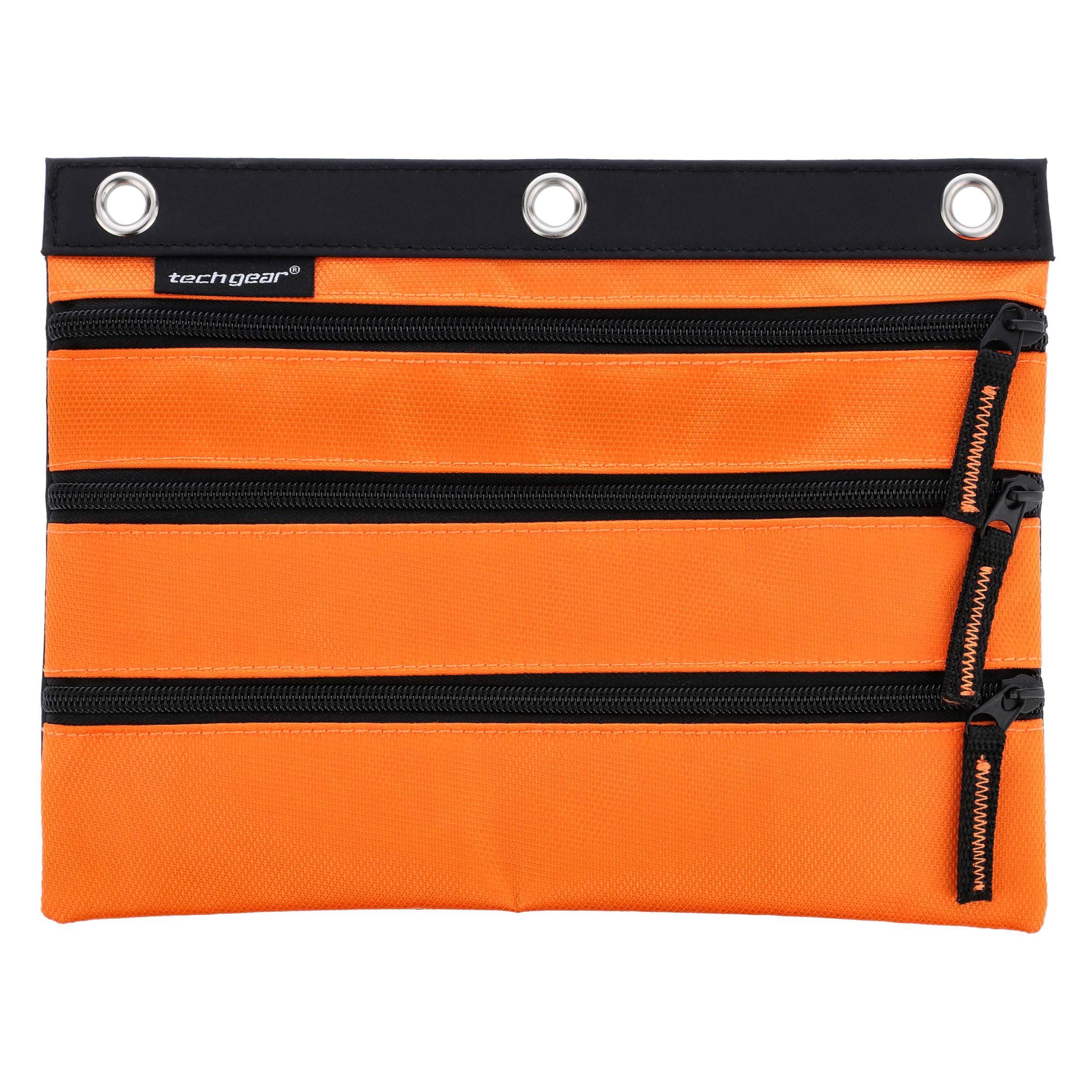 orange pencil pouch