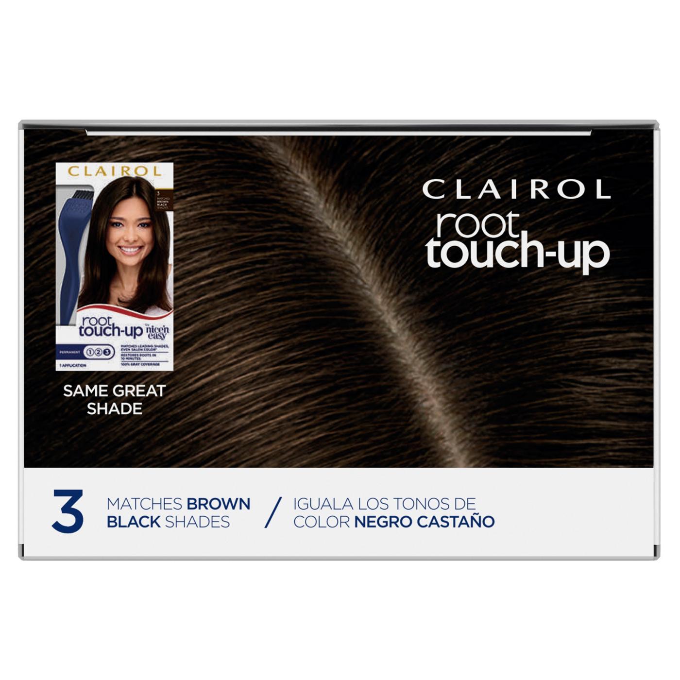 Clairol Nice 'N Easy Permanent Root Touch-Up Hair Color - 3 Brown Black; image 8 of 10