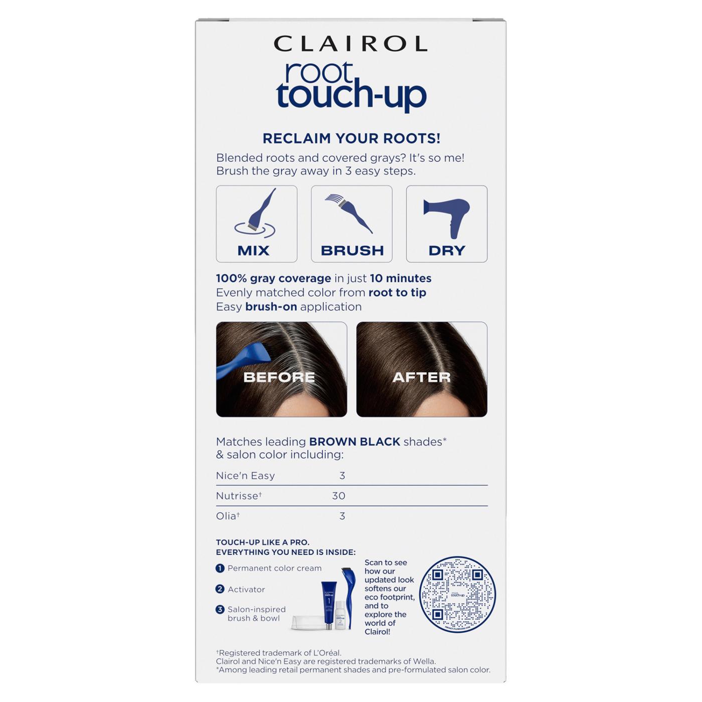 Clairol Nice 'N Easy Permanent Root Touch-Up Hair Color - 3 Brown Black; image 9 of 10