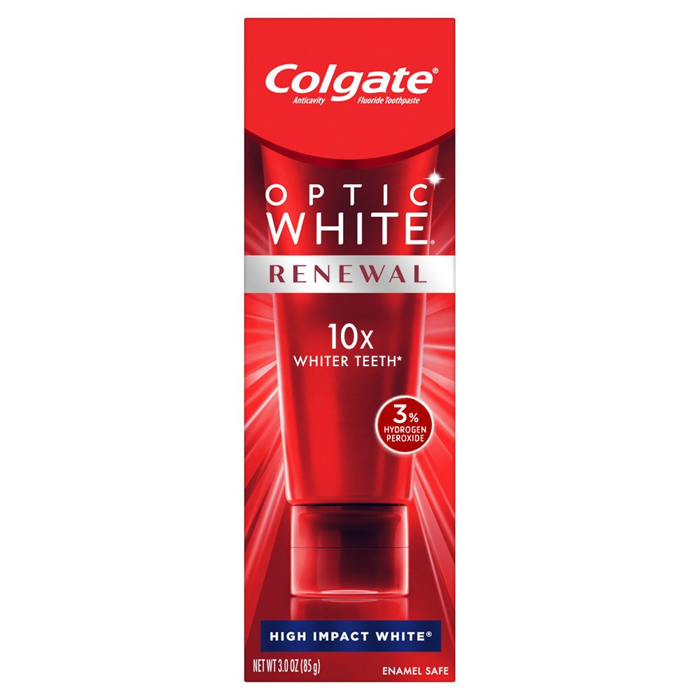 The New Optic White High Impact Toothpaste