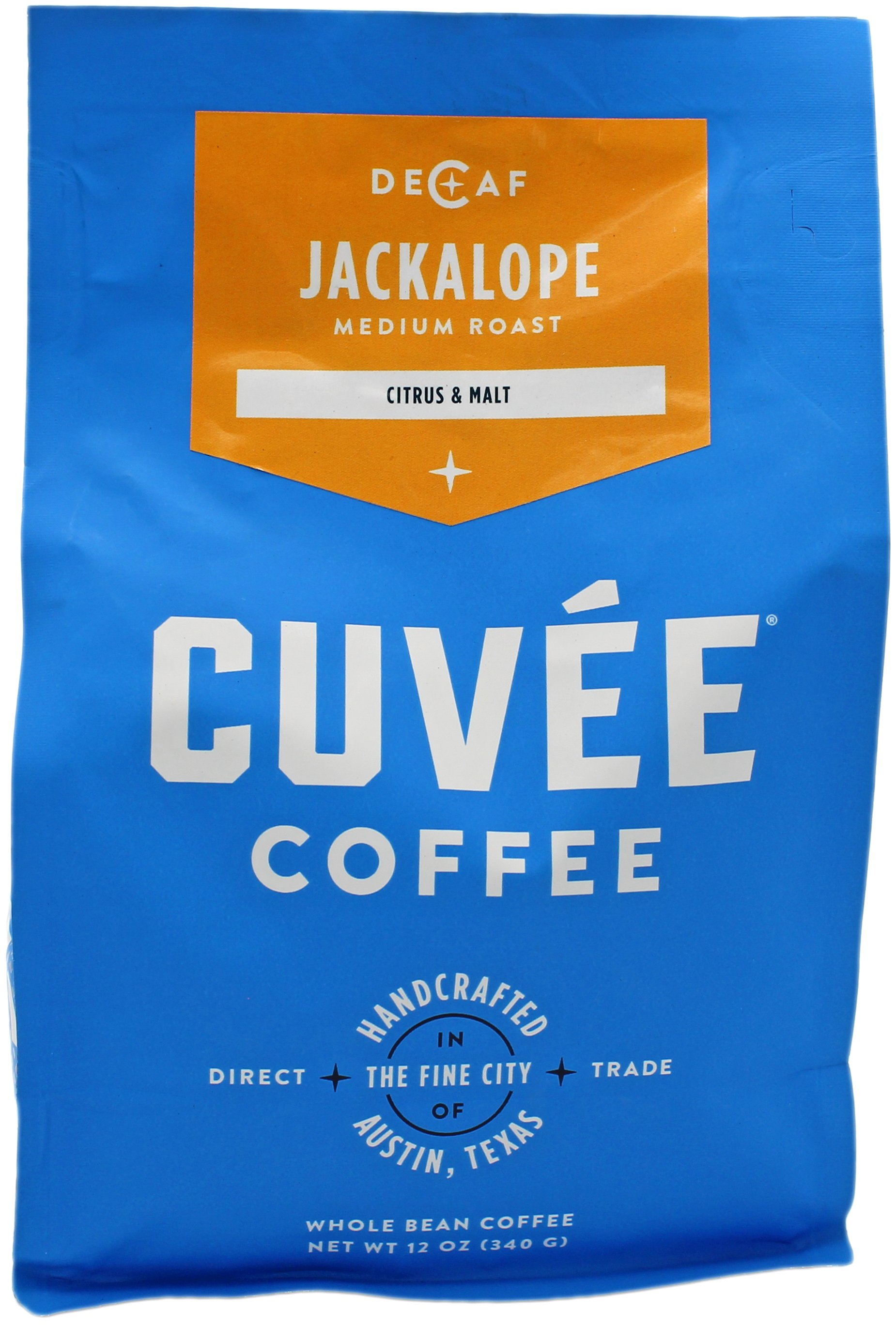 Cuvee Coffee Decaf Jackalope Whole Bean Coffee, 12 oz | Central