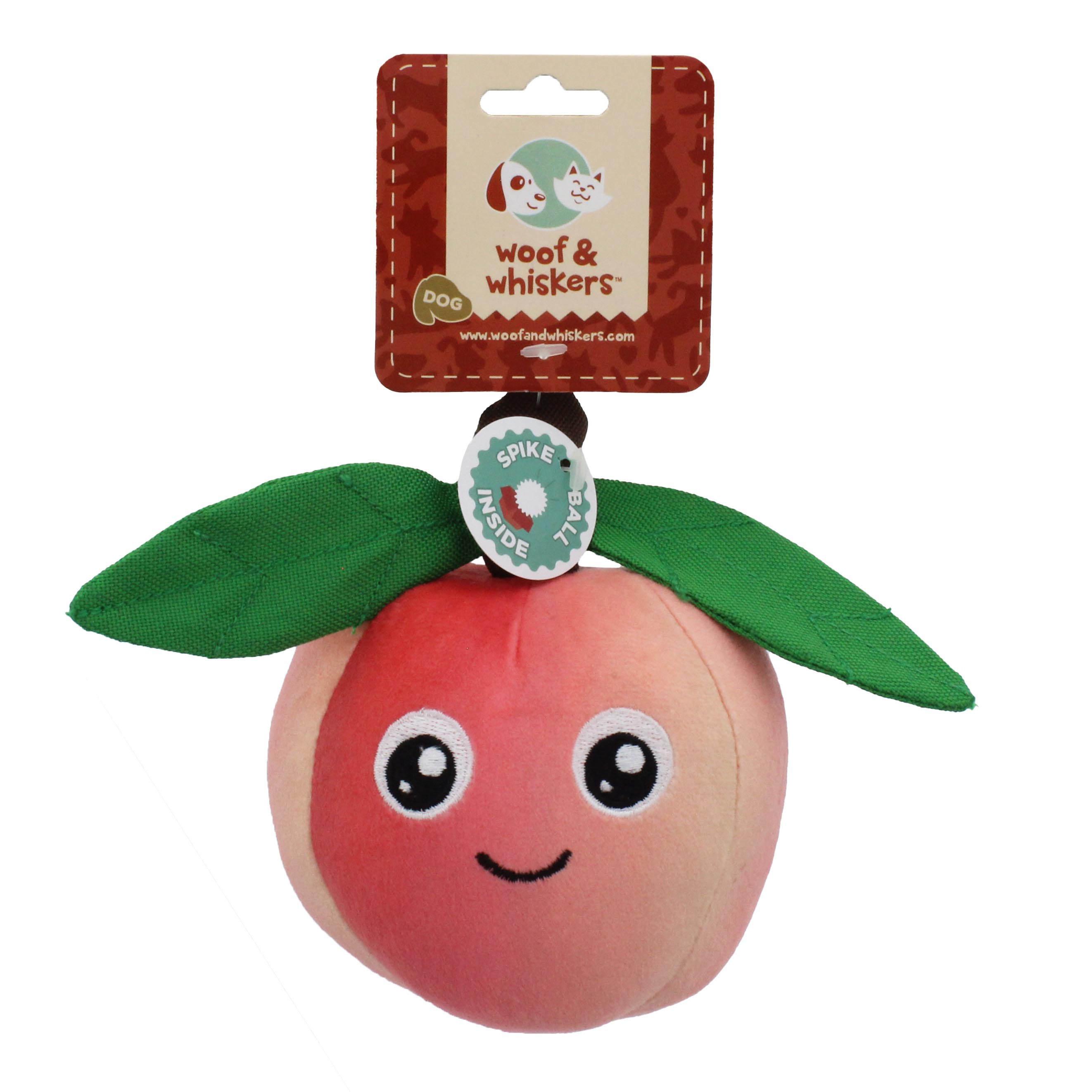 peach plush toy