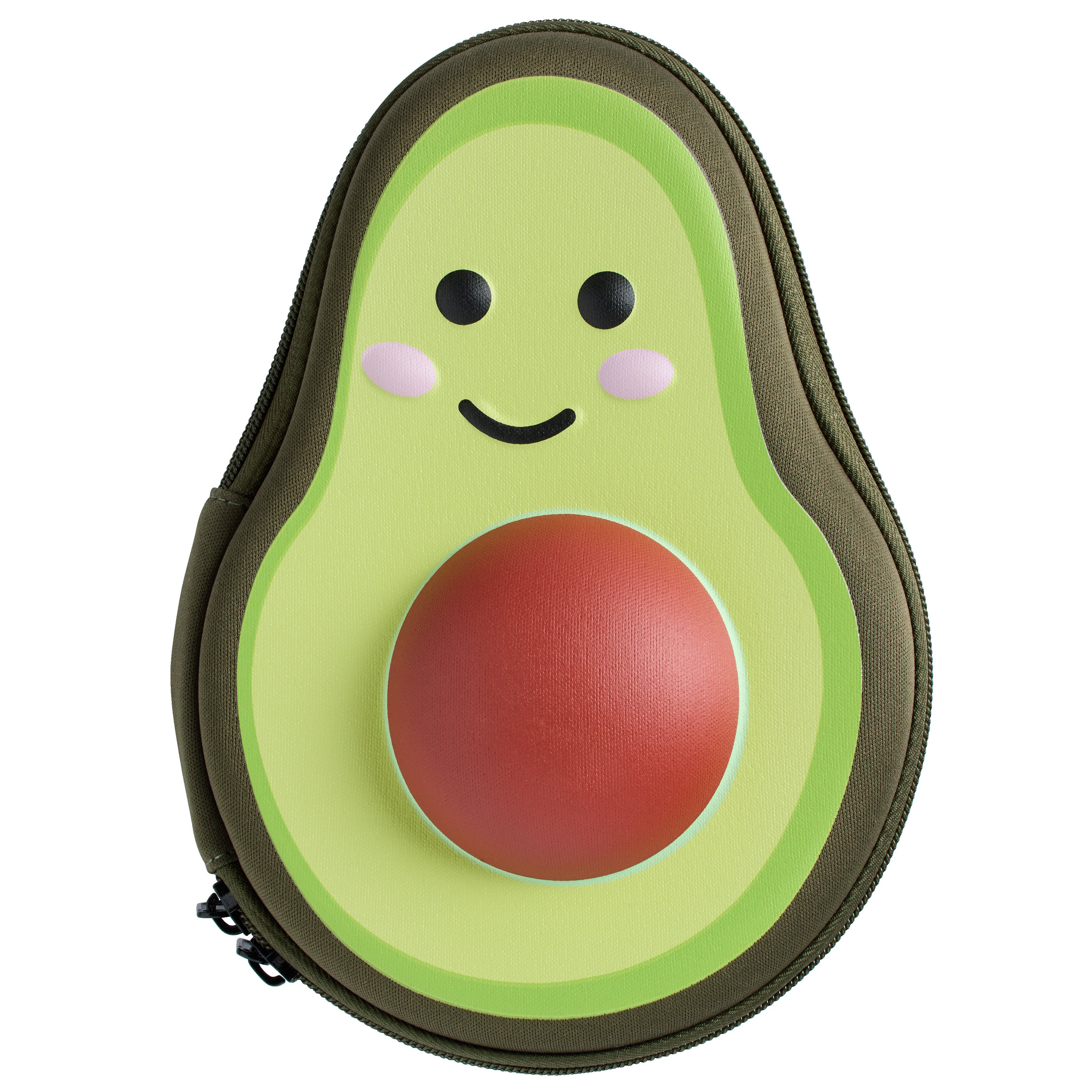 It's Academic Avocado Shape Zipper Pencil Box