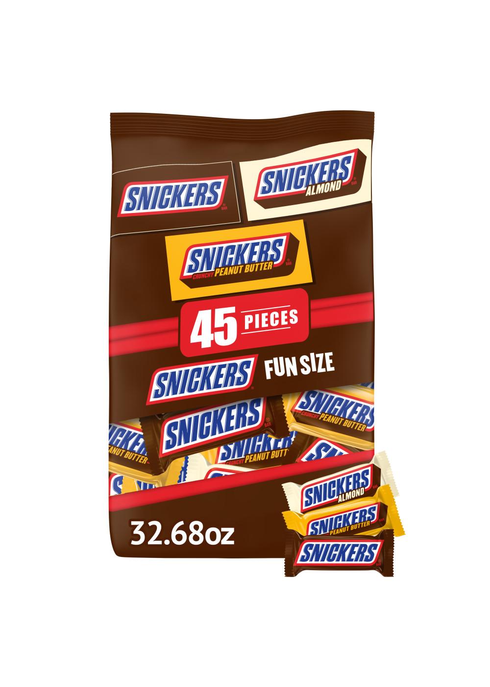 Snickers Assorted Chocolate Fun Size Candy Bars; image 2 of 11