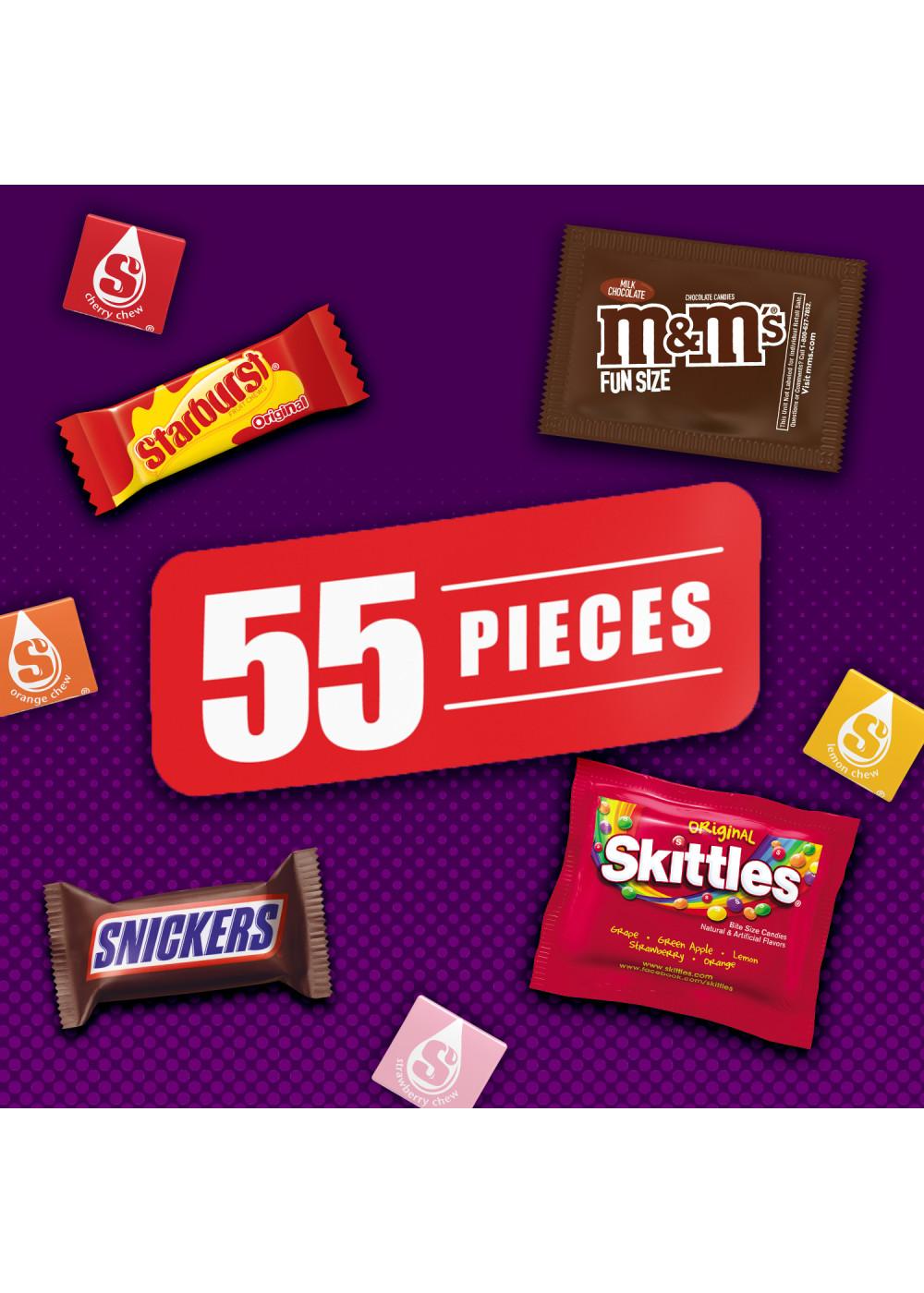 M&M'S, Snickers, Skittles, & Starburst Assorted Fun Size Candy; image 6 of 7