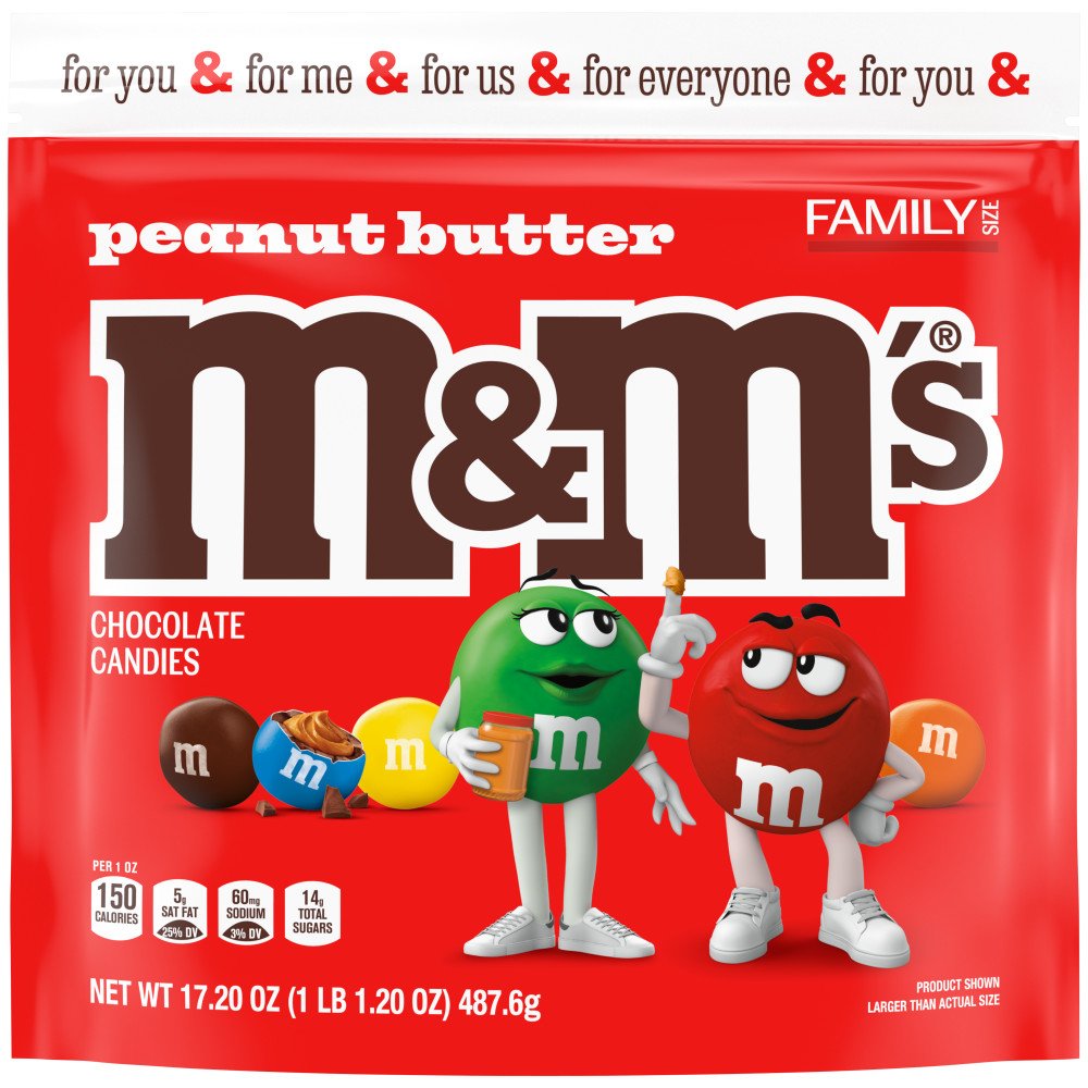 m&ms peanut