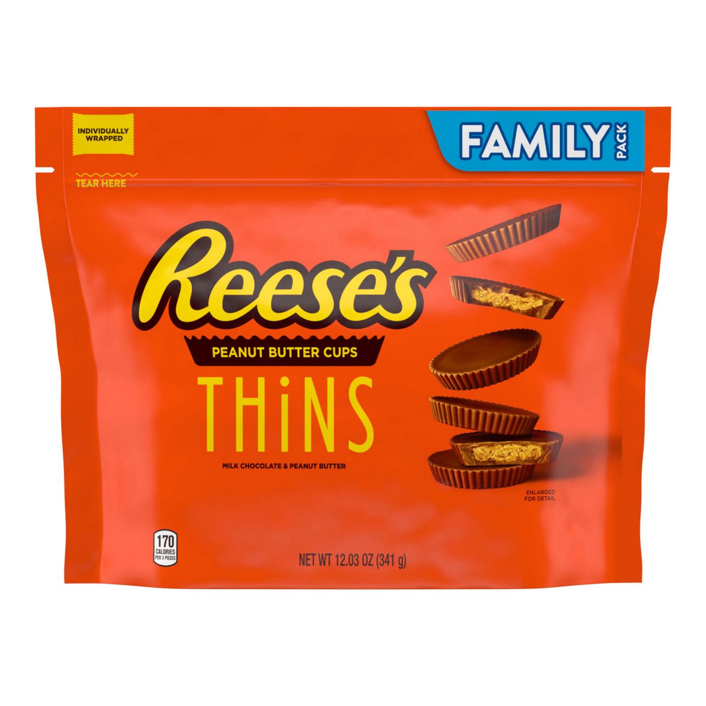 Reese's THiNS Peanut Butter Cups Candy - Family Pack; image 1 of 3