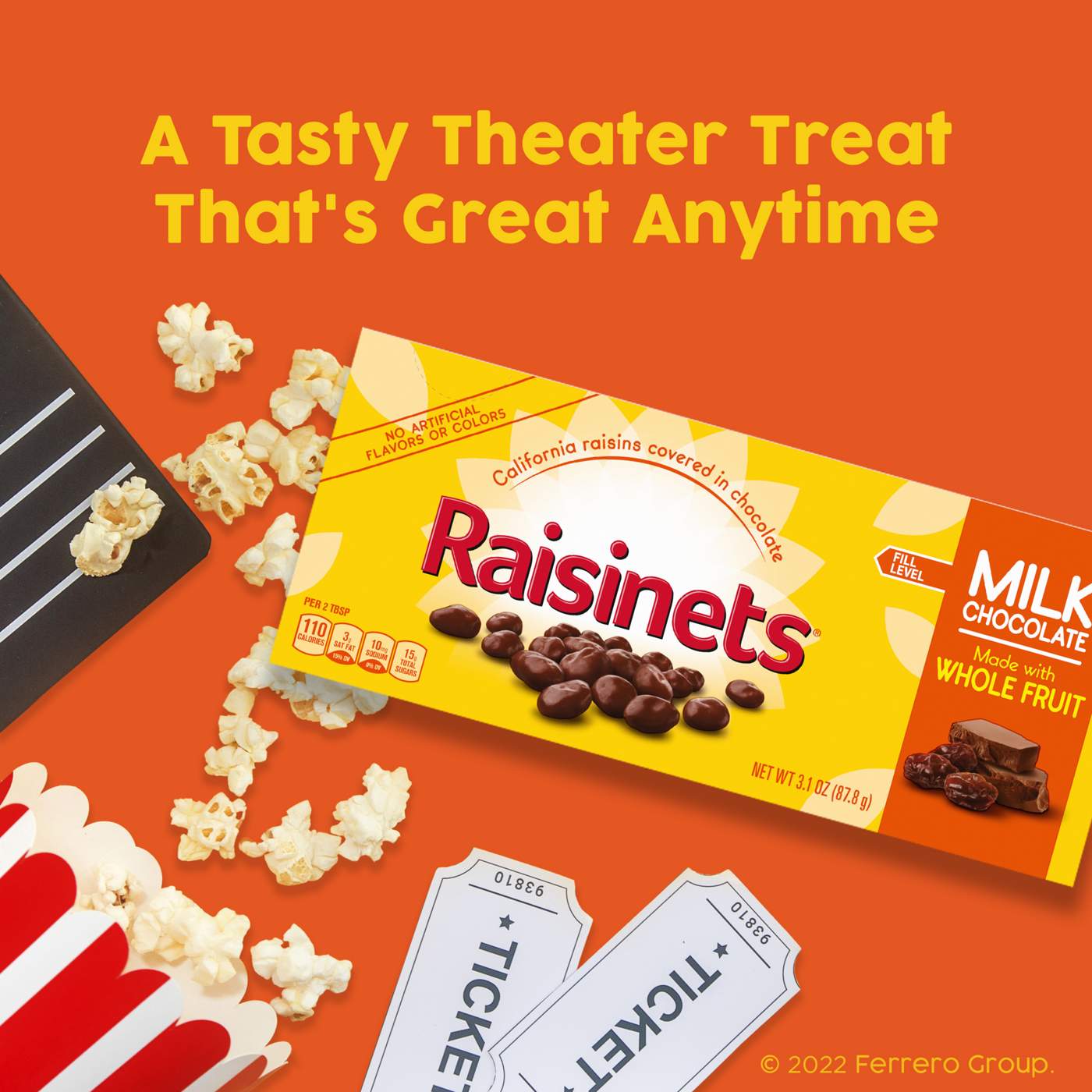Raisinets Milk Chocolate Covered Raisins Theater Box; image 2 of 6