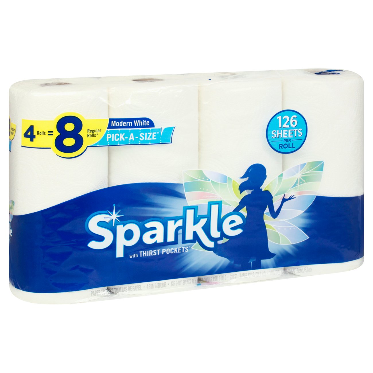 Sparkle Modern White PickaSize Paper Towels Shop Paper Towels at HEB