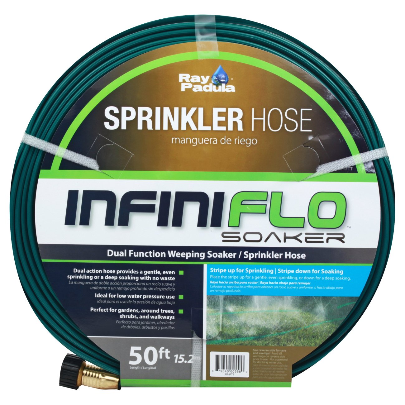 Ray Padula InfiniFlo Sprinkler/Soaker Hose Shop Hoses & Watering at HEB