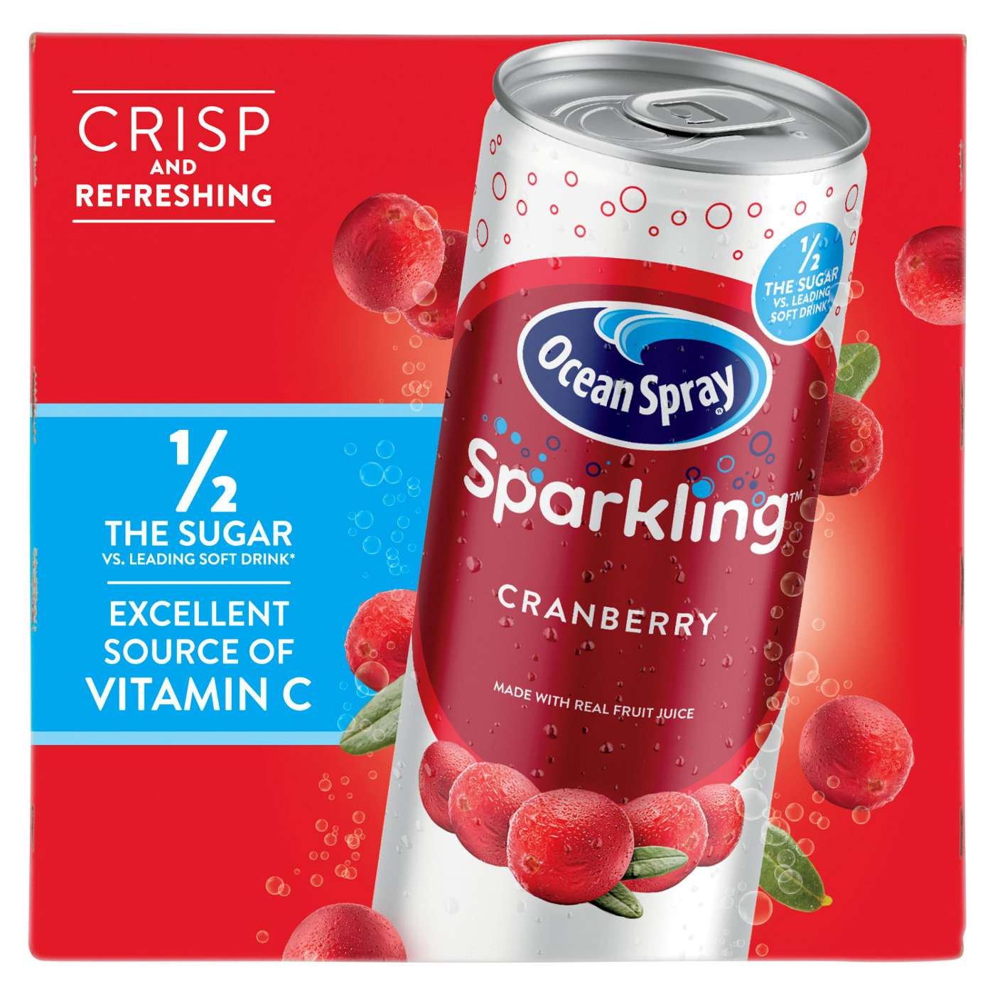 Ocean Spray Sparkling Cranberry Juice Cocktail 11.5 oz Cans; image 2 of 6