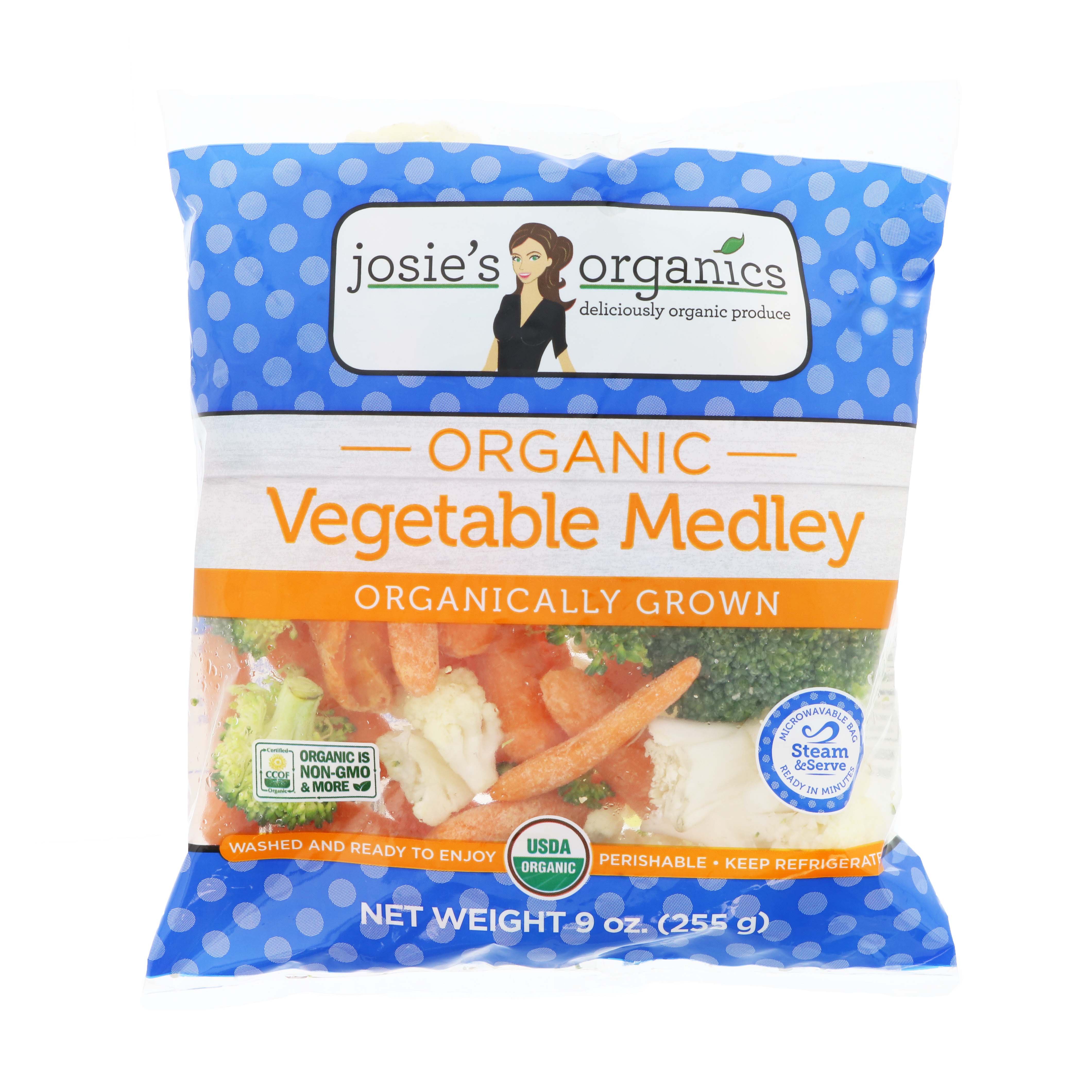 Josie's Organics Vegetable Medley - Shop Broccoli, Cauliflower ...