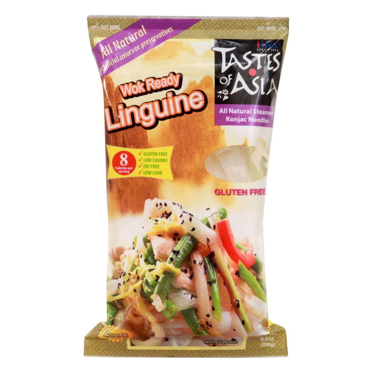 Tastes of Asia Wok Ready Linguine Konjac Noodles Shop Pasta at HEB