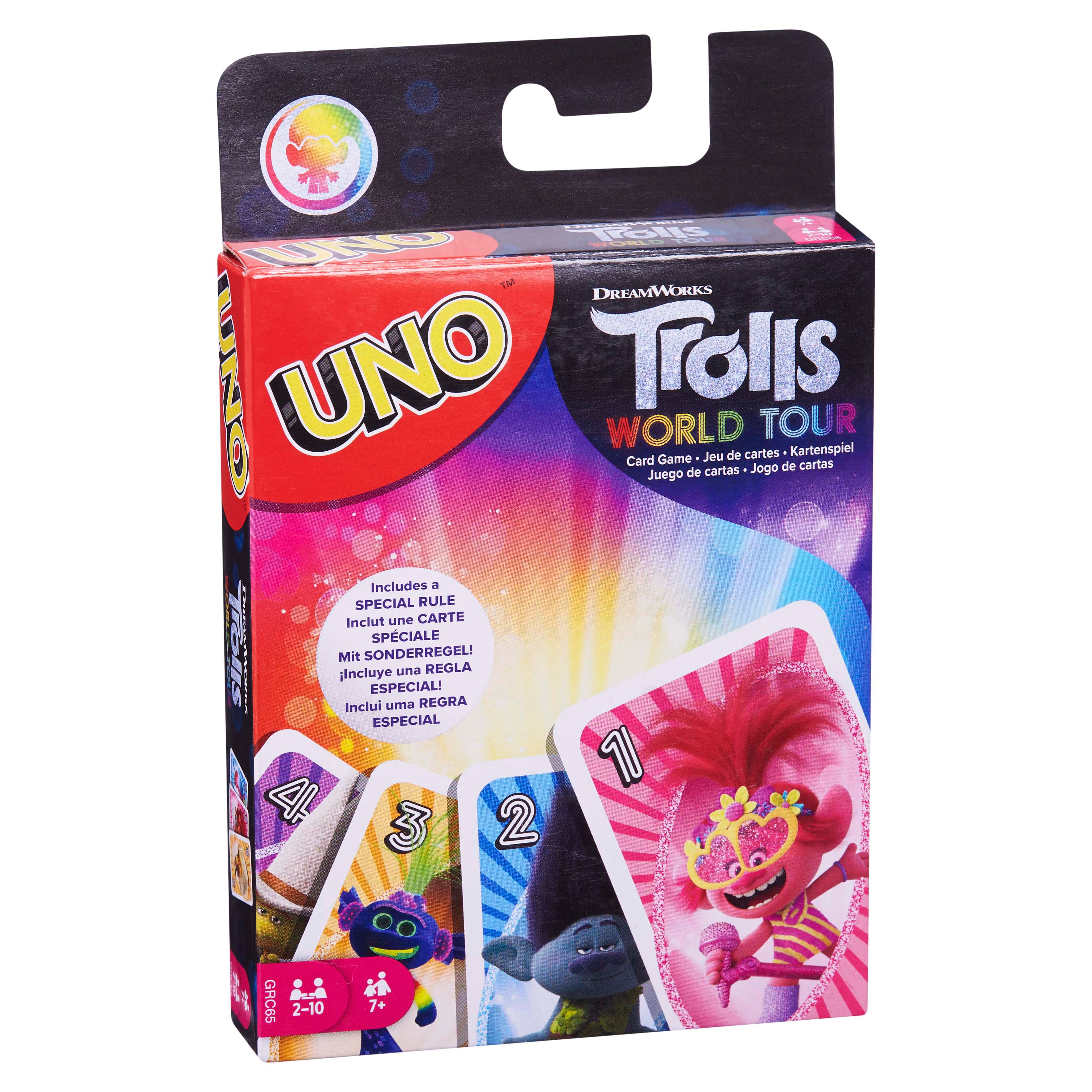 Mattel Trolls World Tour UNO - Shop Games at H-E-B