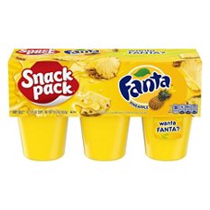 Snack Pack Fanta Pineapple Juicy Gels Cups, 6 ct | Joe V's Smart